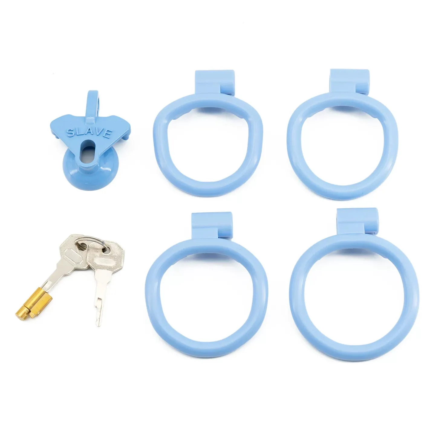 Lightweight Negative  Chastity Cage - Blue - image 16