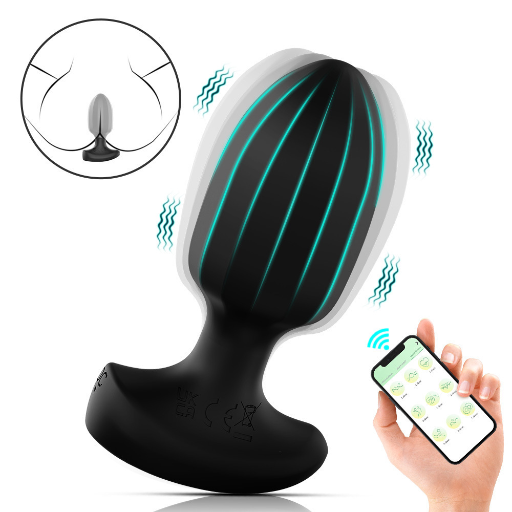 App Remote Control Smart Vibrating Anal Butt Plug