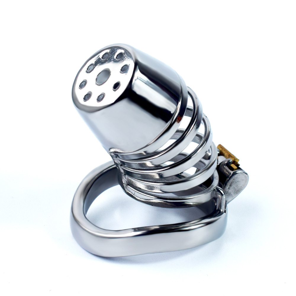 Stainless Steel Chastity Cage 40-50mm Ring -WeLovePlugs