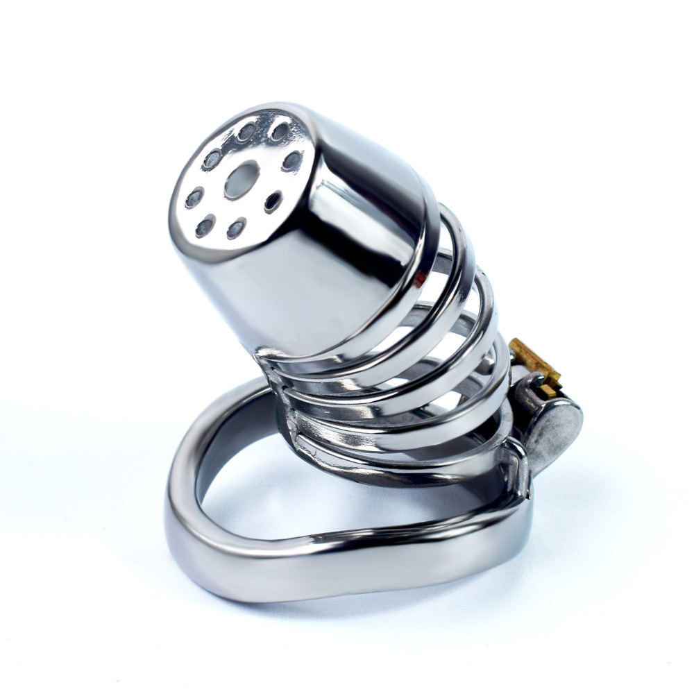 Stainless Steel Chastity Cage 40-50mm Ring -WeLovePlugs