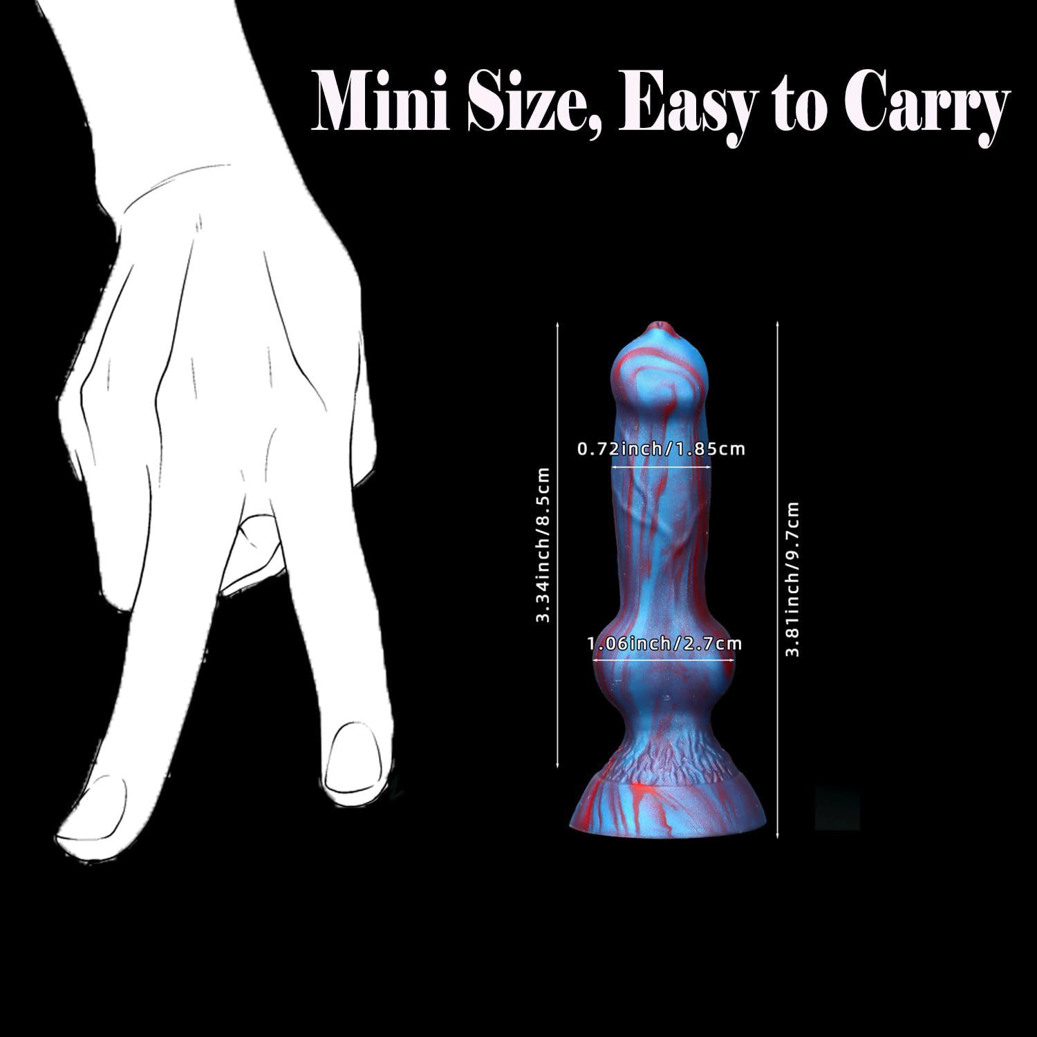 3.34'' Fantasy Knot Mini Dildo-WeLovePlugs