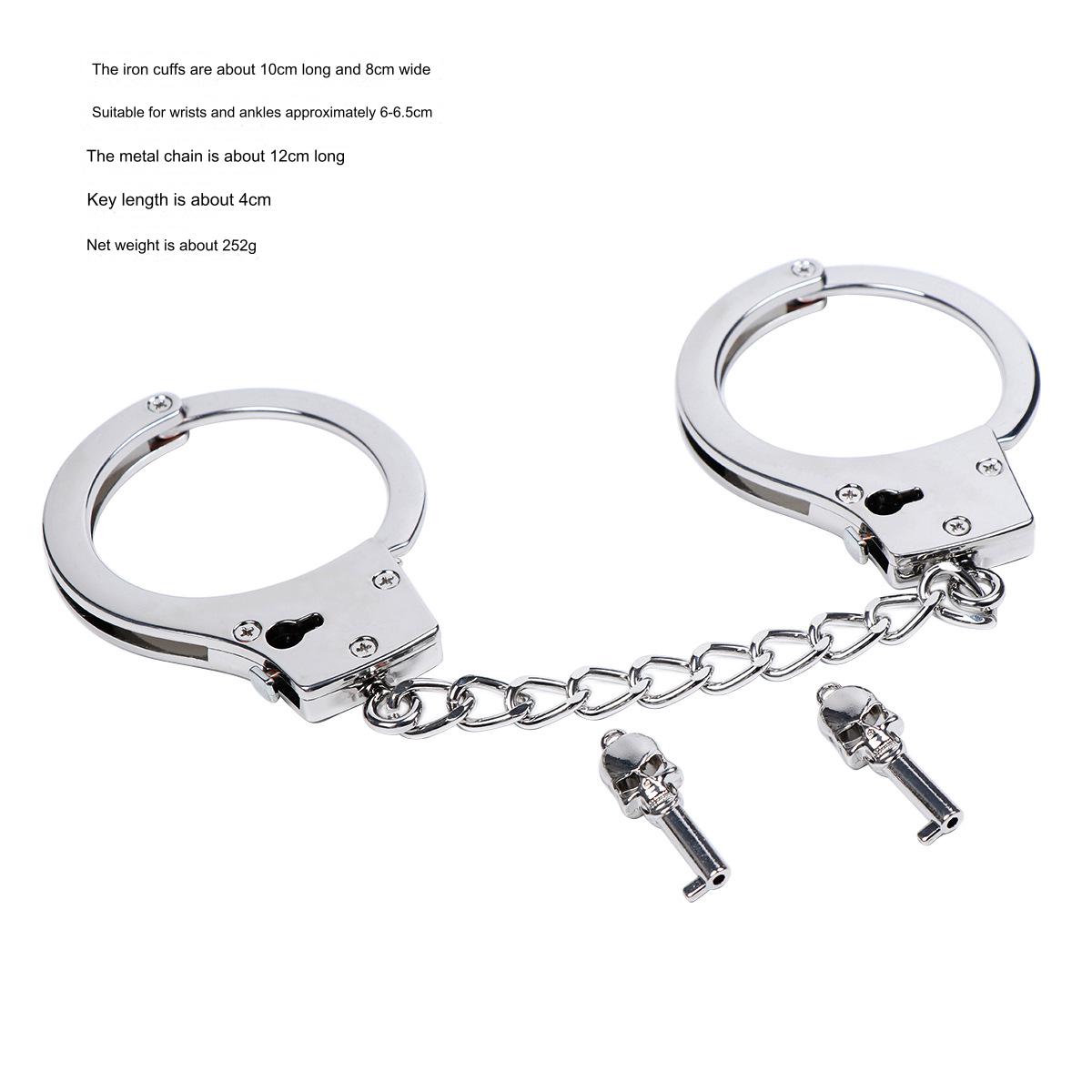 SM Gold & Silver Handcuffs Hand Restraints -WeLovePlugs