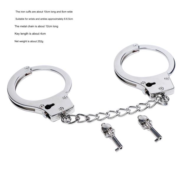 SM Gold & Silver Handcuffs Hand Restraints -WeLovePlugs