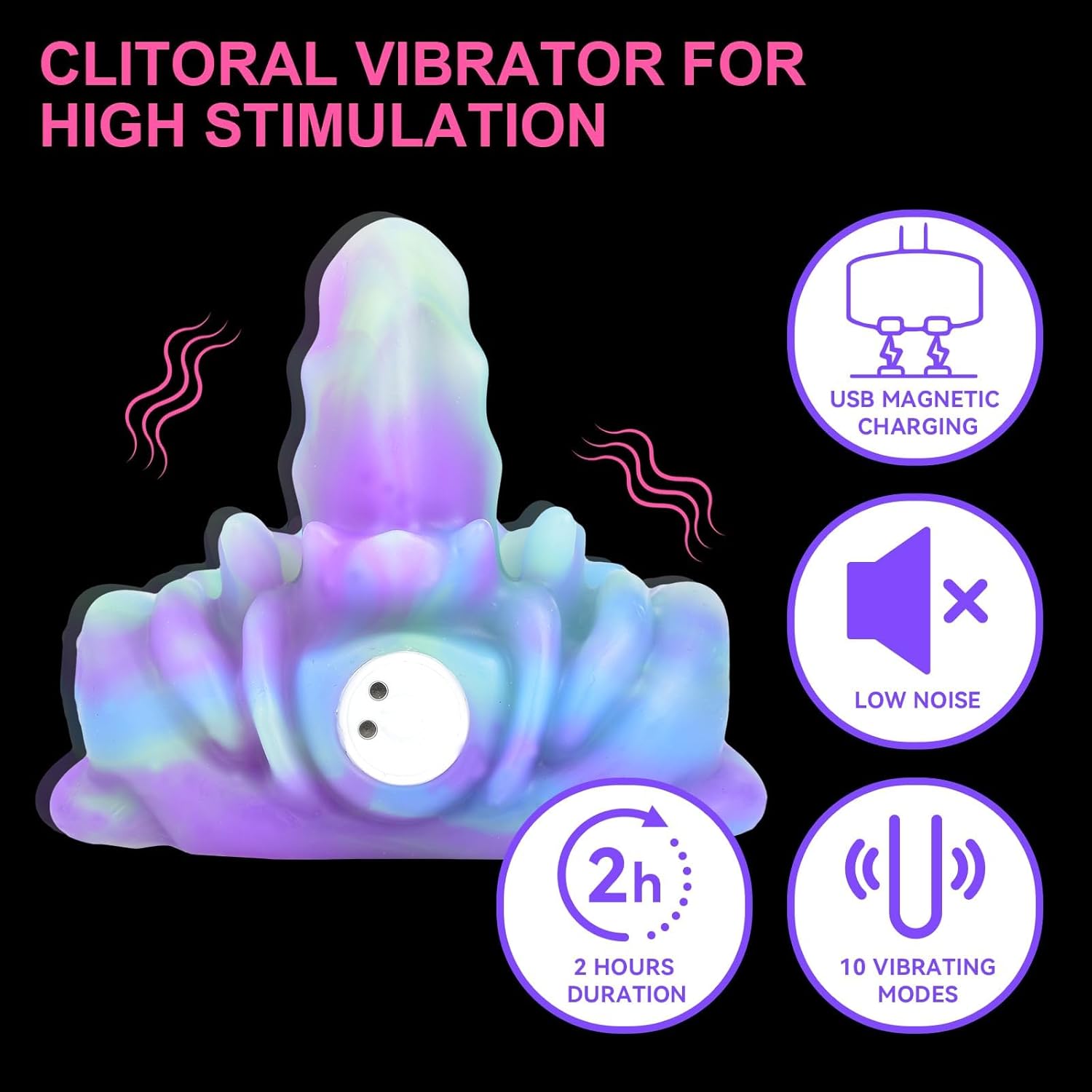 Monster-Inspired Female Grinder – Dual-Action Tongue + Textured Grinding Pad-WeLovePlugs