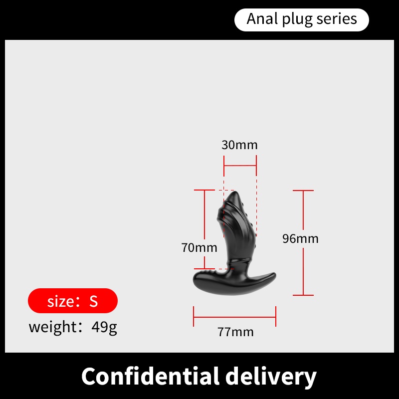 SharkTide TPE Anal Plug-WeLovePlugs