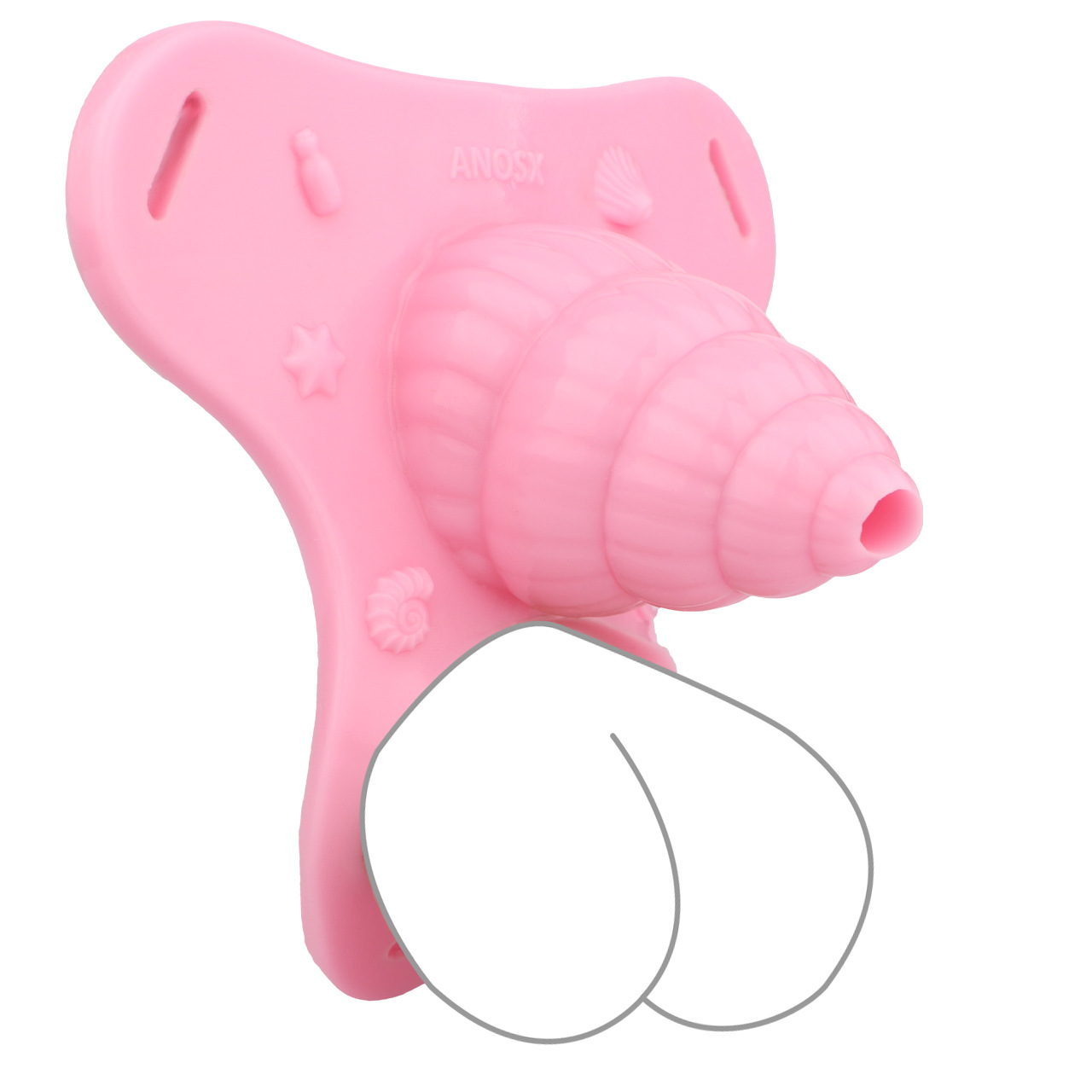 Seashell-inspired Chastity Cage Belt-WeLovePlugs