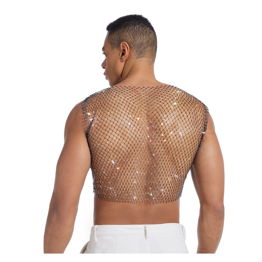 Starluxe Mesh Sparkle Top – Style D - image 3