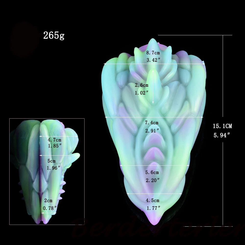 5.94 × 2.91 × 1.96'' Silicone Fantasy Sex Grinder Vibrator-WeLovePlugs