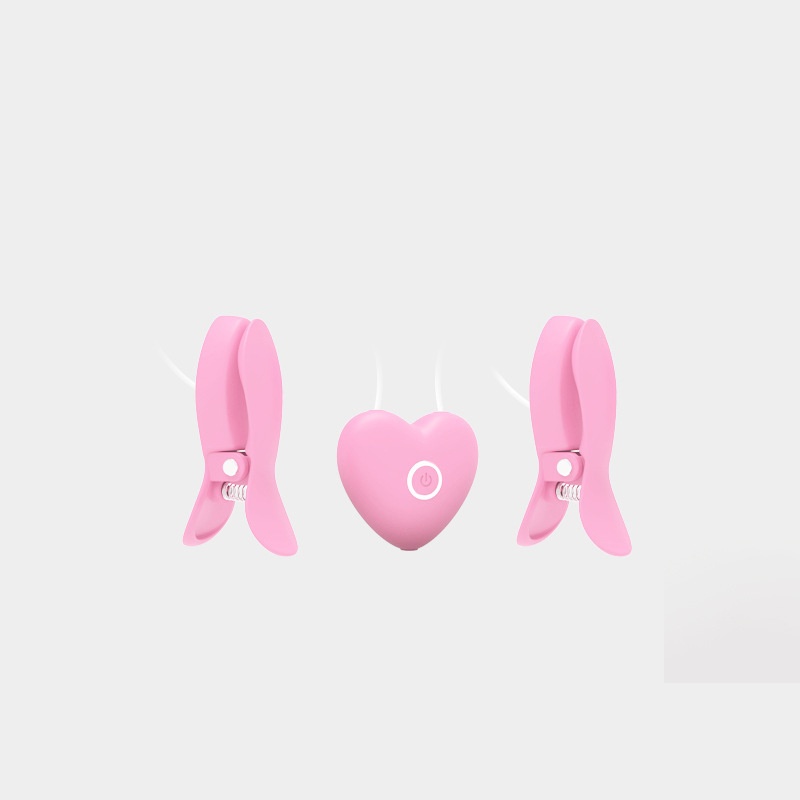 Whisper-Quiet Discreet Vibrating Nipple Clips-WeLovePlugs