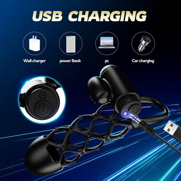 5'' Adjustable 10-Mode Vibrating Penis Sleeve - image 8