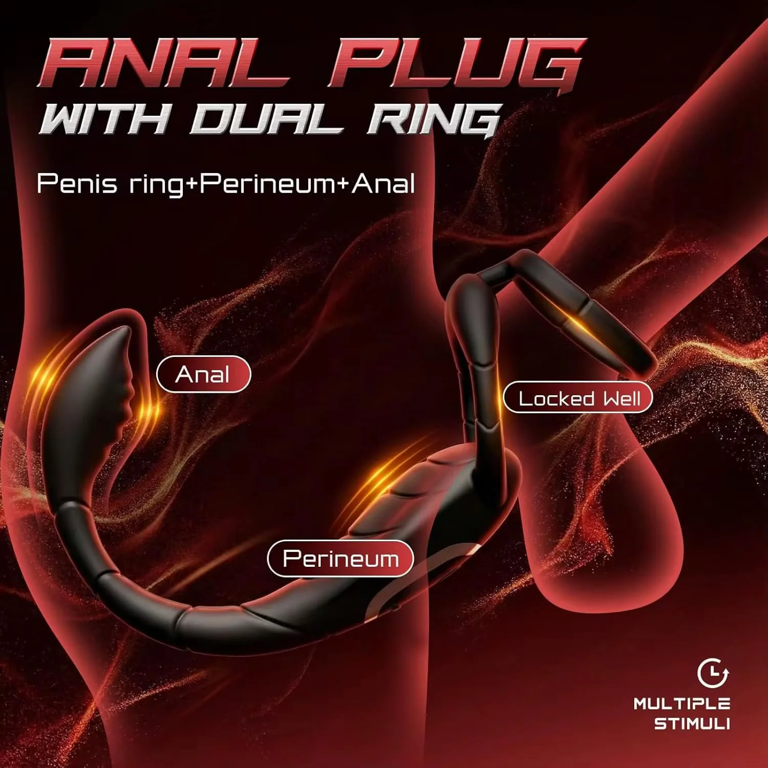 Dual-Stimulation Contoured Massager & Personal Ring - image 6
