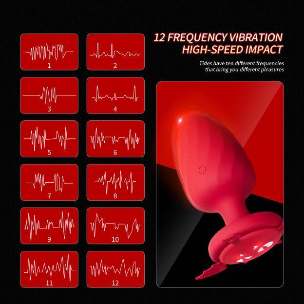 Nebula Remote Control Light Up Anal Butt Plug-WeLovePlugs