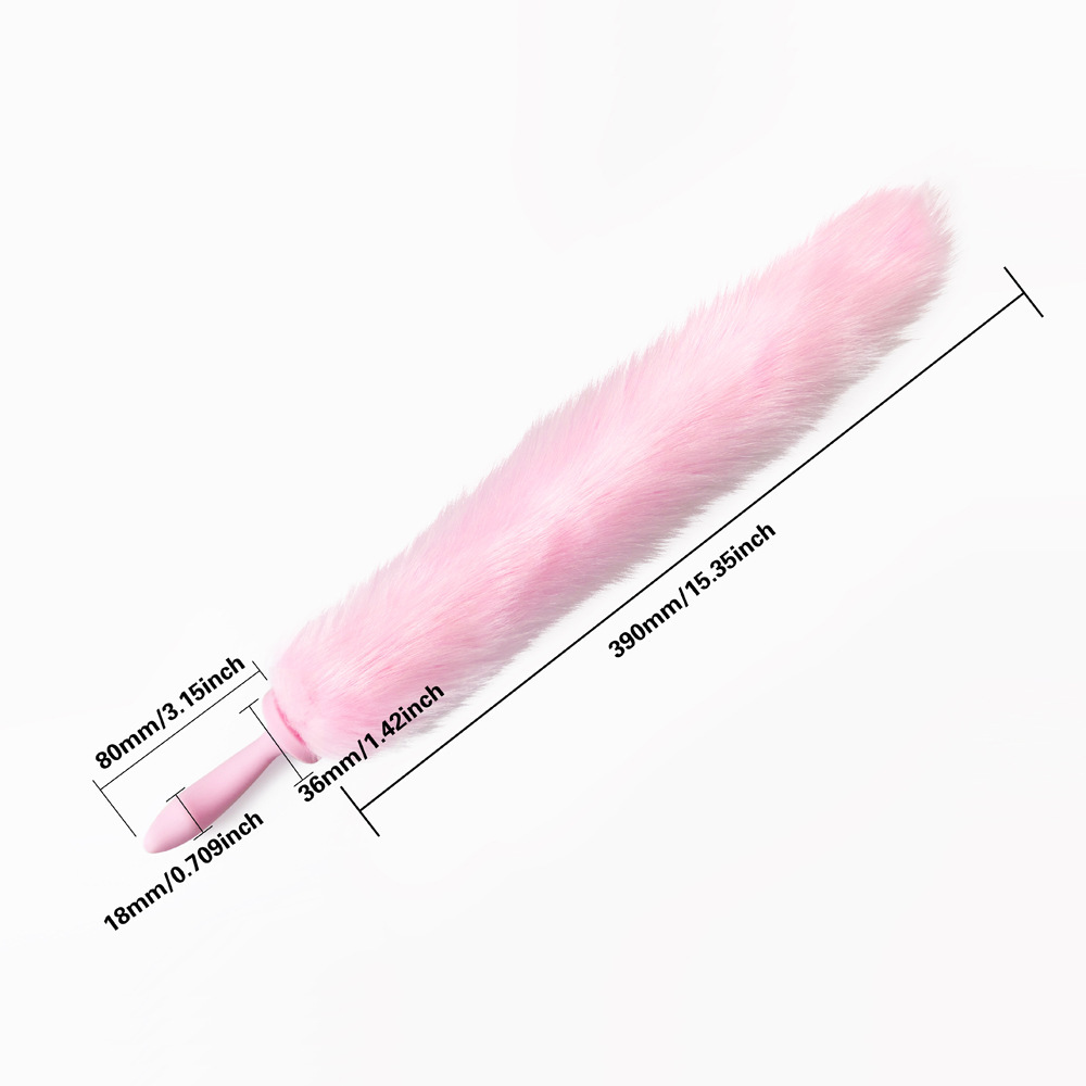 Artificial Fox Tail Anal Butt Plug-WeLovePlugs