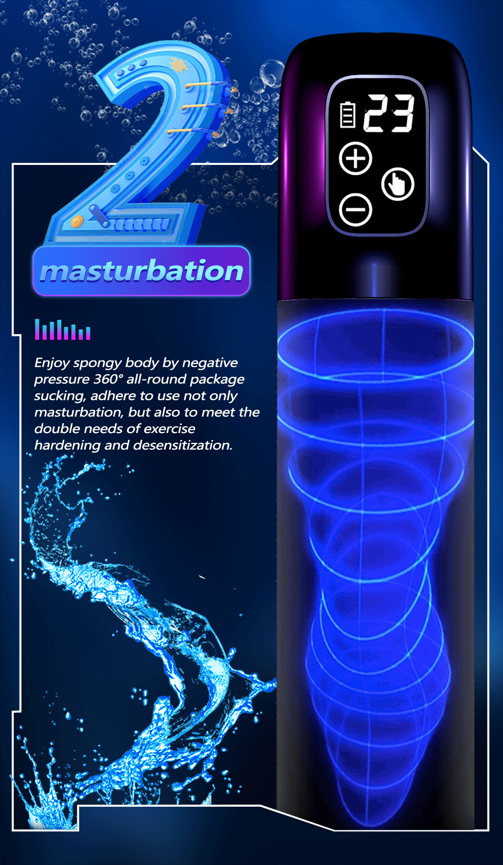 Automatic Swirl Smart Penis Pump -WeLovePlugs