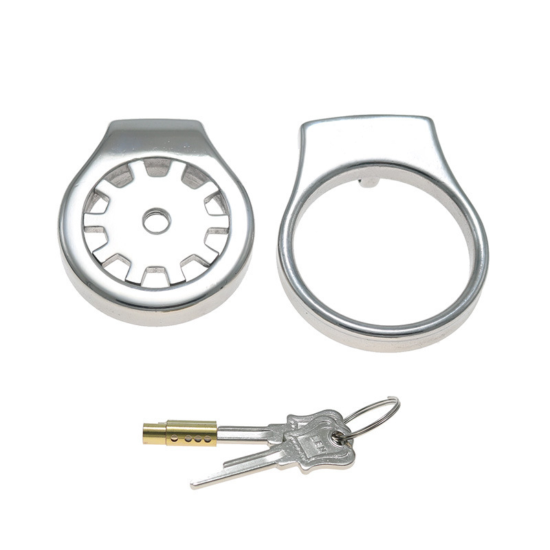 Thickened Stainless Steel Chastity Cage with 11.8-Inch Catheter – 4 Ring Sizes-WeLovePlugs