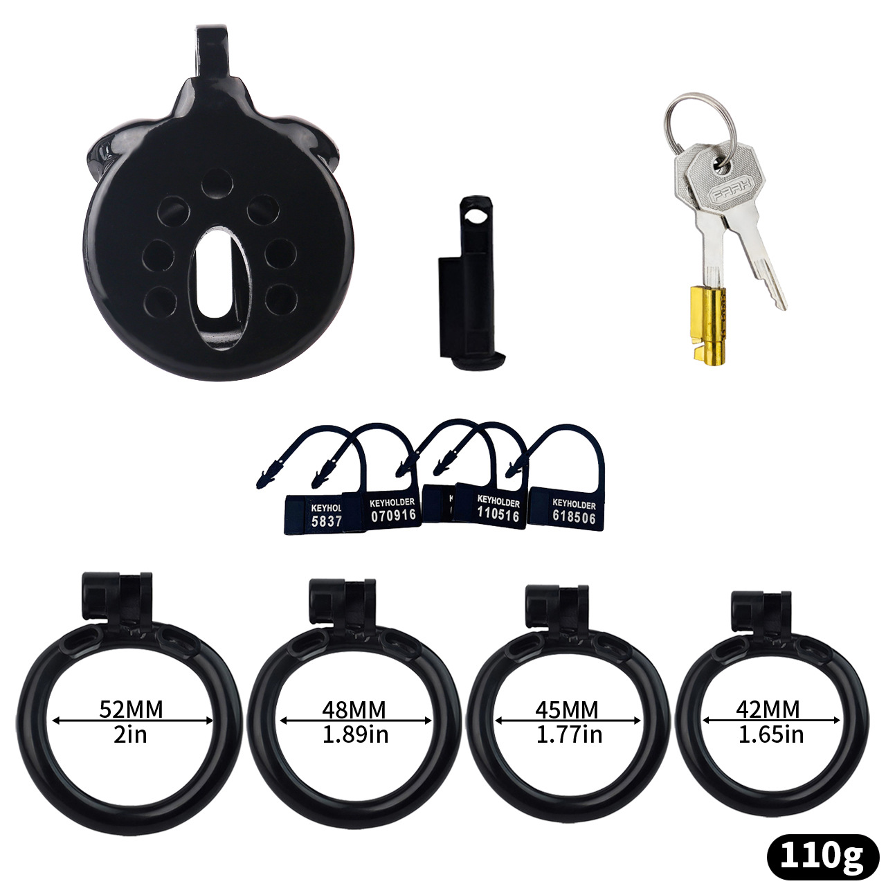 Breathable Sissy Chastity Cage with Belt-WeLovePlugs