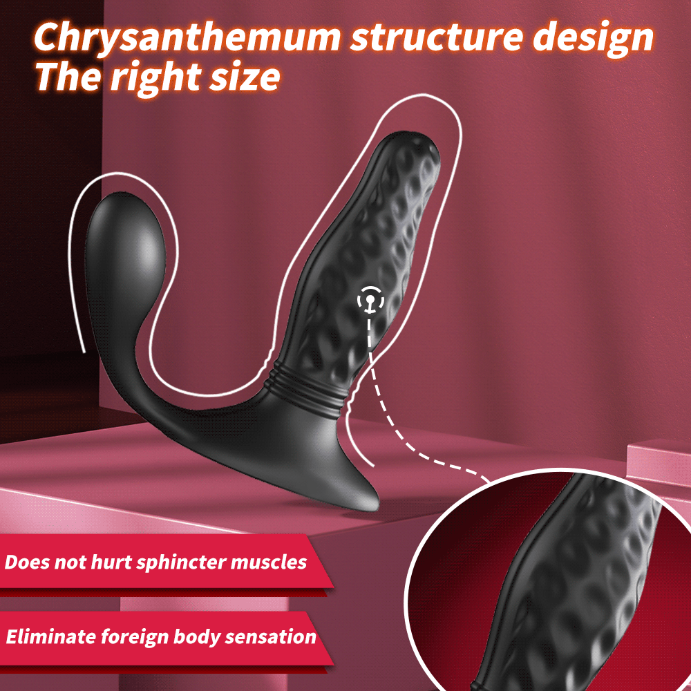 OrgasmoWave - Remote Control 3-in-1 Butt Plug Prostate Massager
