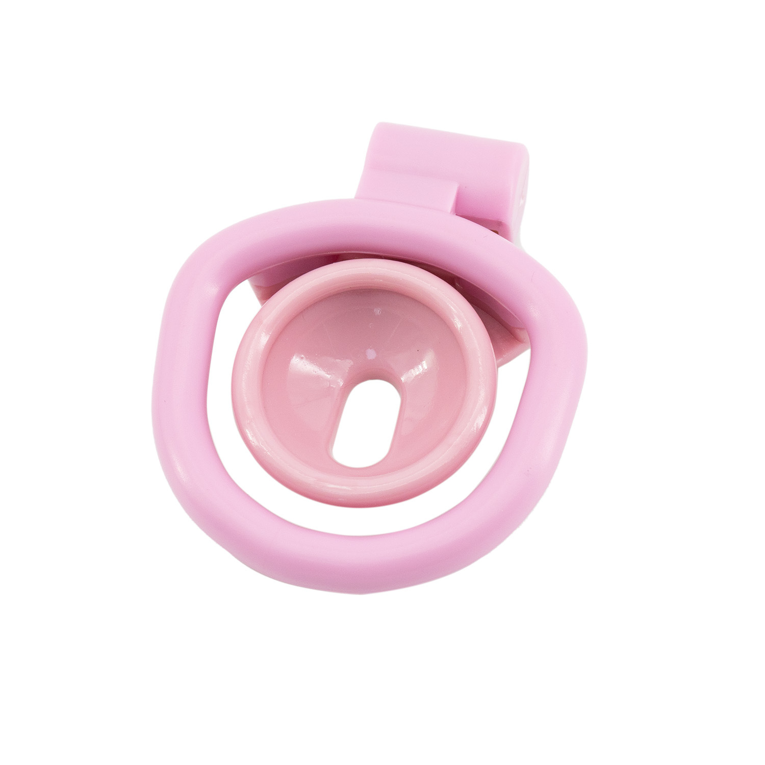 Pink Sissy Chastity Cage with 4 Rings -WeLovePlugs