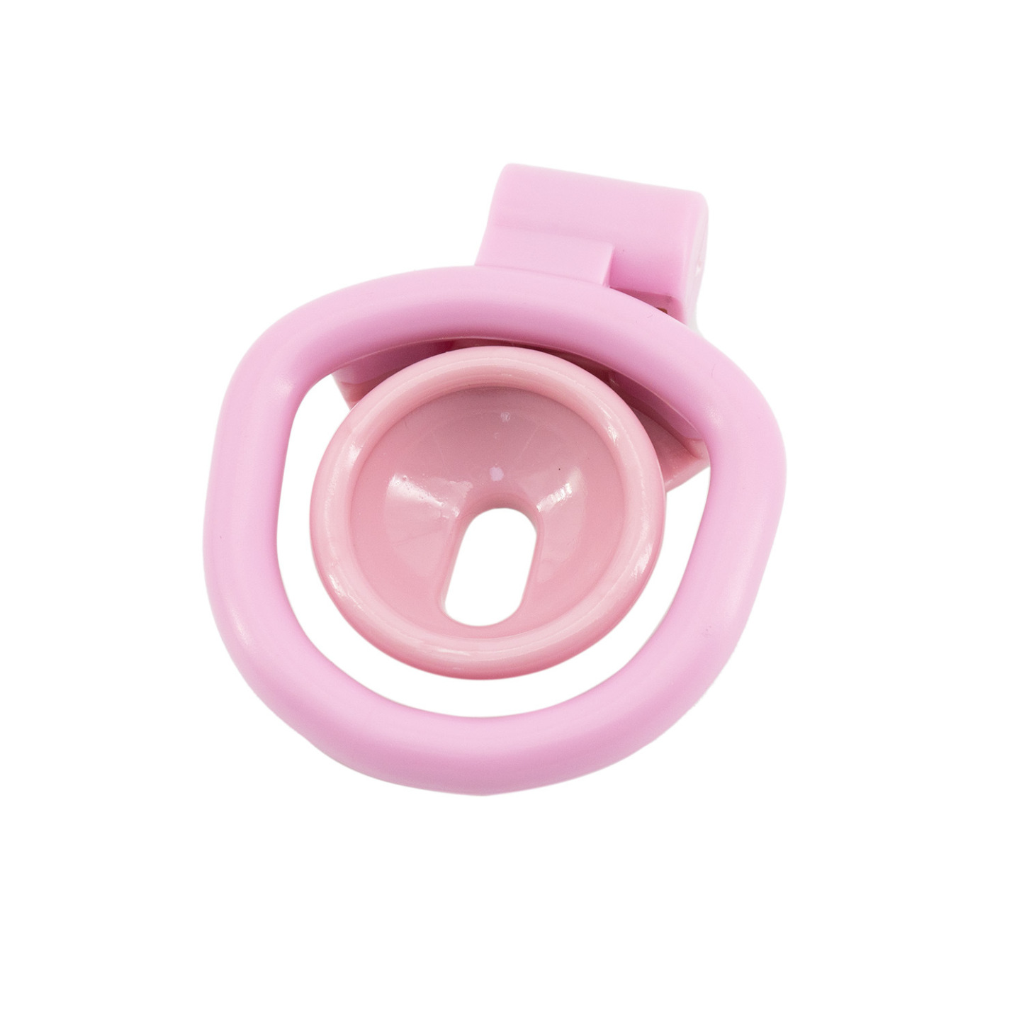 Pink Sissy Chastity Cage with 4 Rings -WeLovePlugs