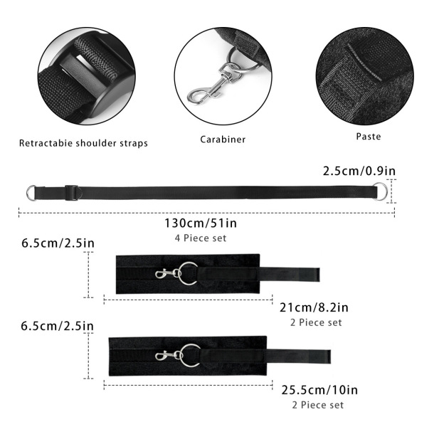 Bedroom Bondage Restraints Bdsm Kit Sex Toy - image 9