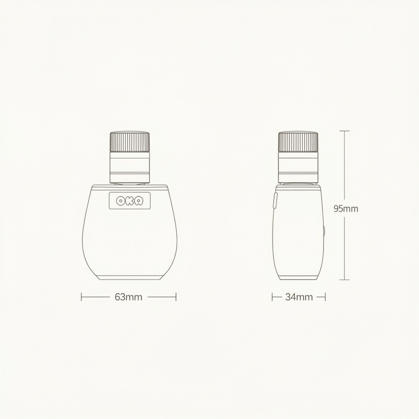 OKA Perfume Bottle Pro Air Pulse Stimulator - image 9