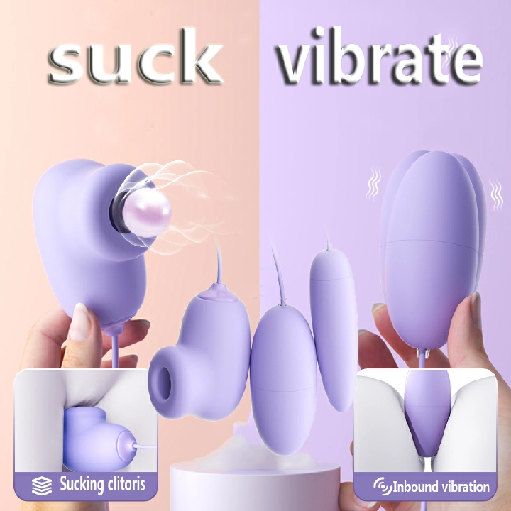 Rechargeable Dual Vibrator Clit Sucking Toy -WeLovePlugs