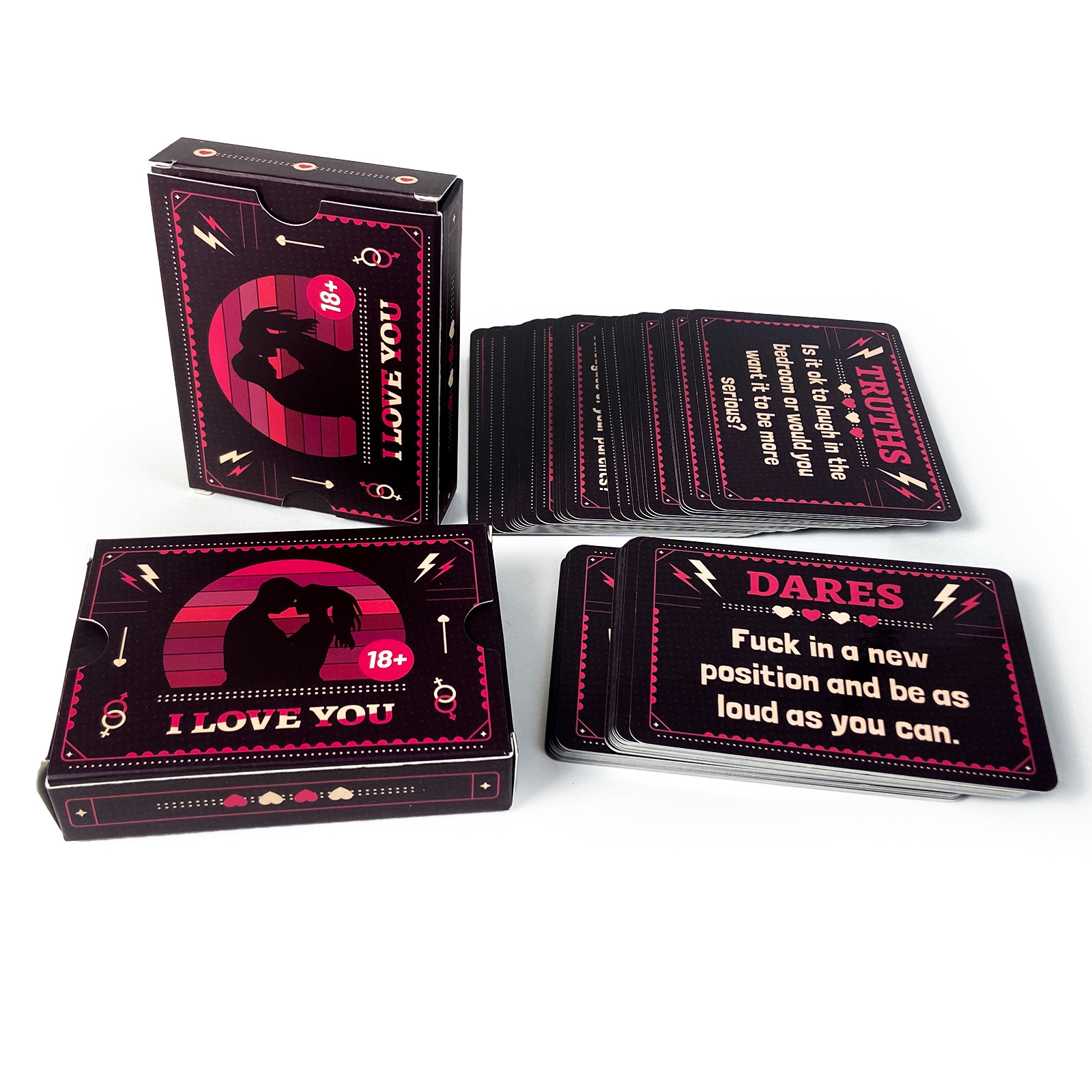 Romantic Date Night Cards for Couples, 50 Fun Conversation & Challenge Cards - image 4