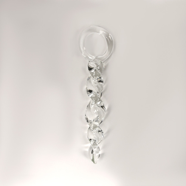 Anal Trainer Crystal Thread Glass Anal Plug - A - image 3