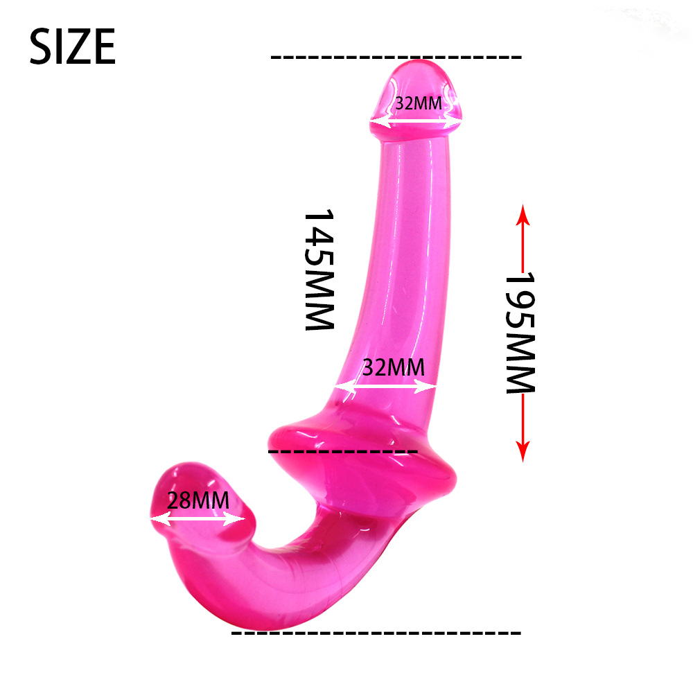 Strapless Strap-On Dildo Double End Dildo Butt Plug