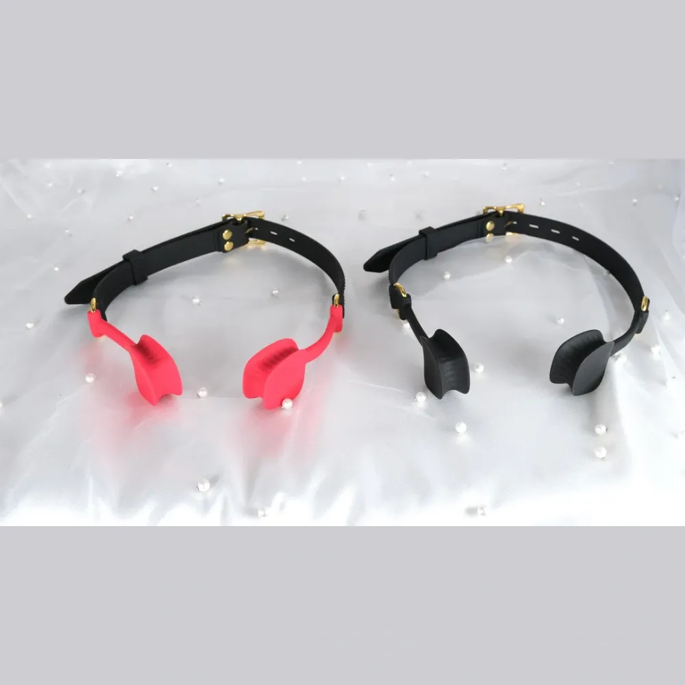Soft Silicone Open-Mouth Gag with Adjustable Strap-WeLovePlugs