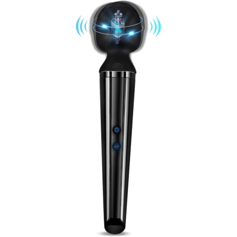 Powerful Cordless Silicone Wand Massager for Full-Body Relief-WeLovePlugs
