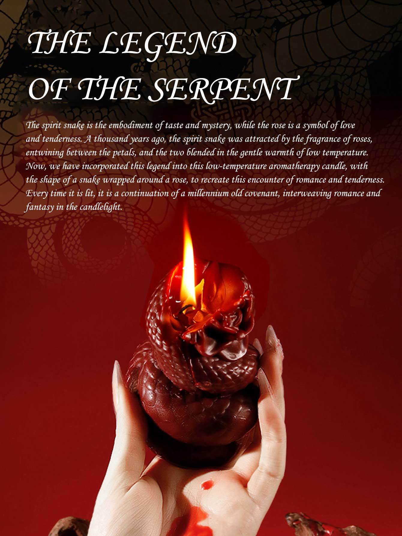 Serpent Rose Low-Temperature Candle