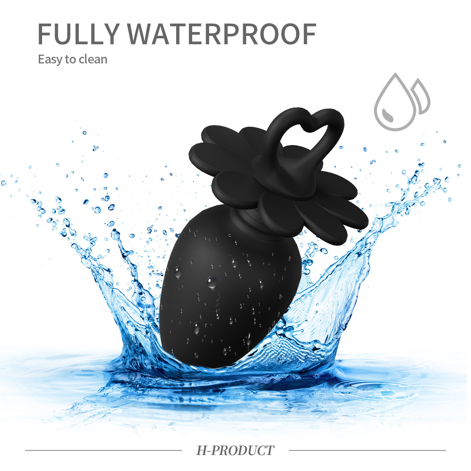Heart-shaped Loop Silicone Anal Plug Set