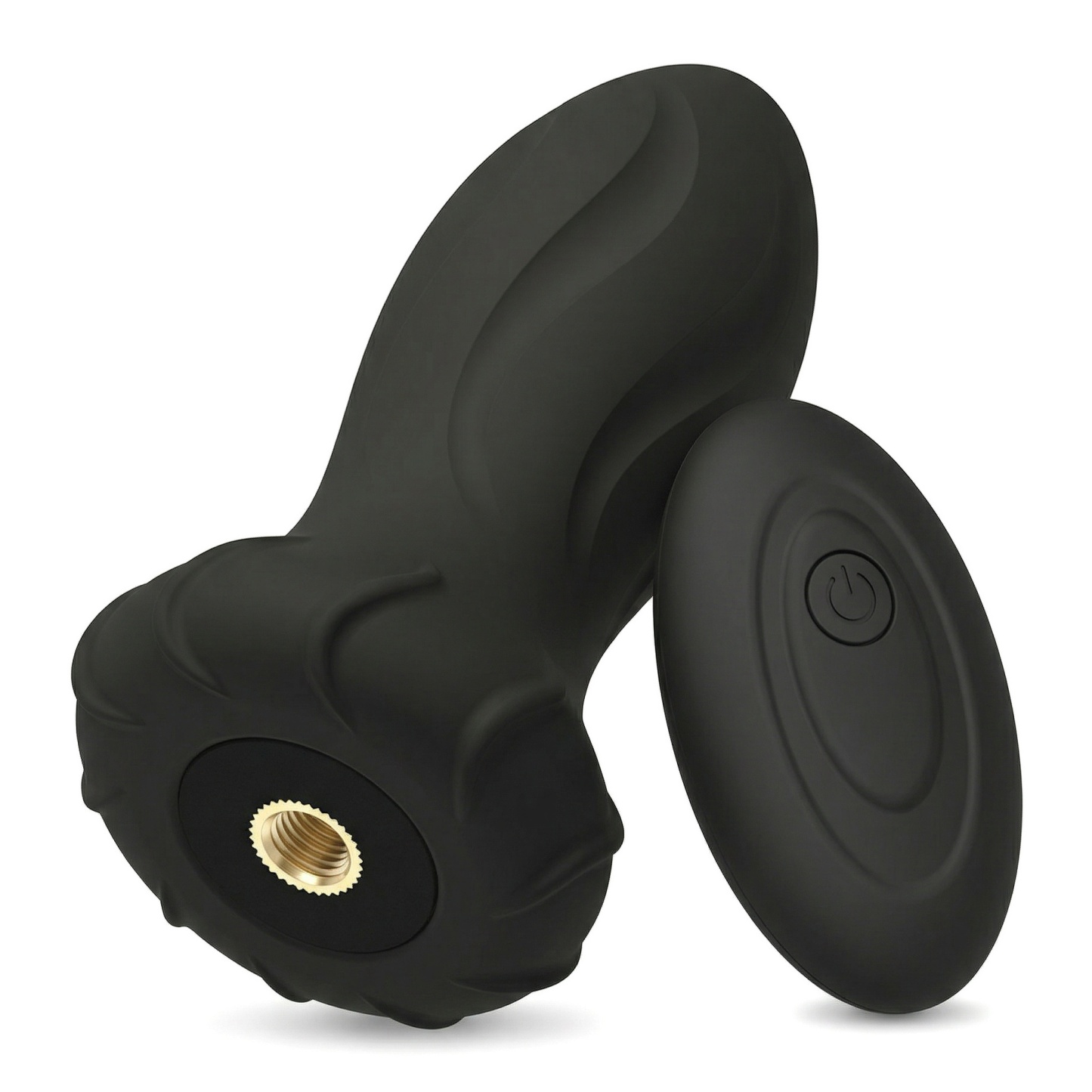 Remote Control Spiral Texture Vibrating Anal Massager - image 9