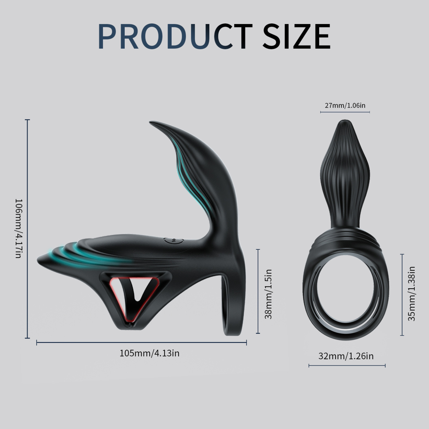 Dual-Stimulation Vibrating Penis Ring for Couples – APP-Controlled & Body-Safe-WeLovePlugs