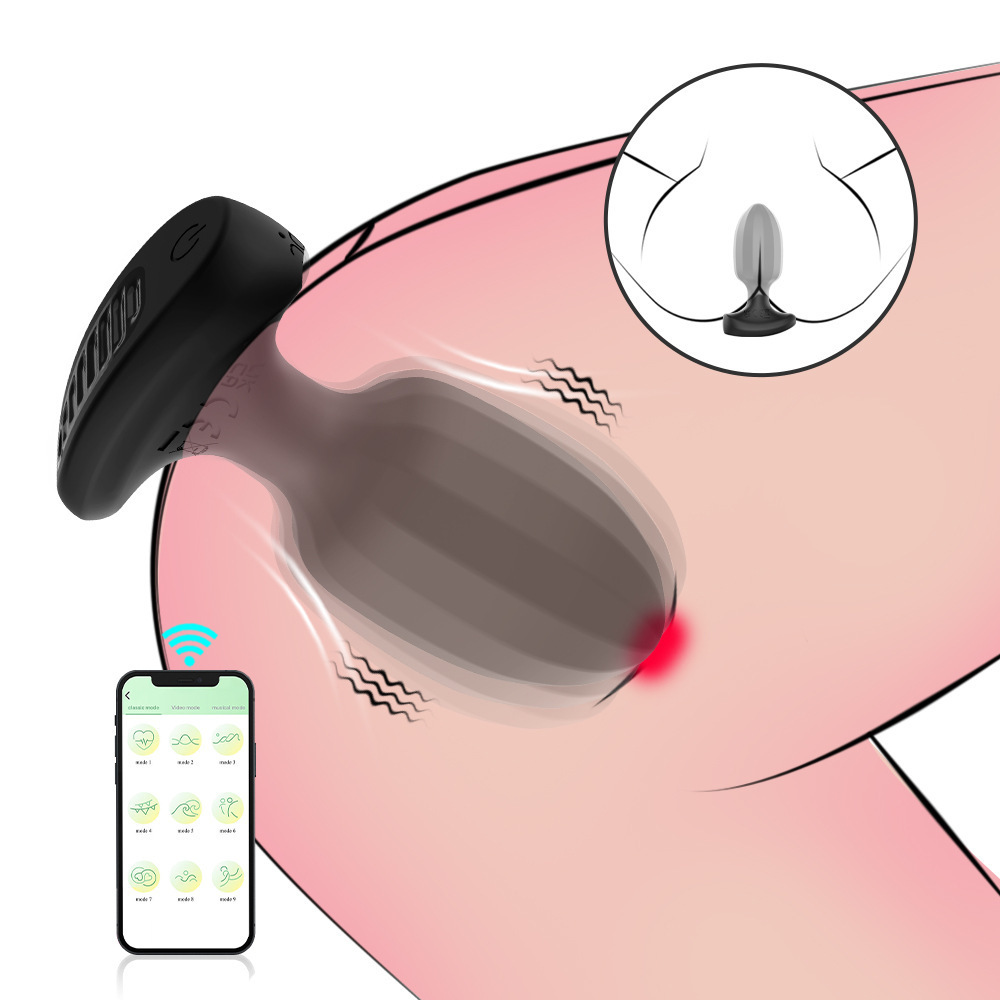 App Remote Control Smart Vibrating Anal Butt Plug