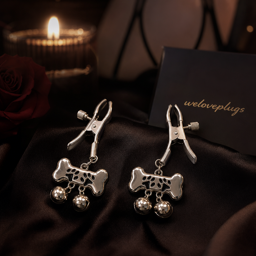 Dog Paw Bell Nipple Clamps - image 3