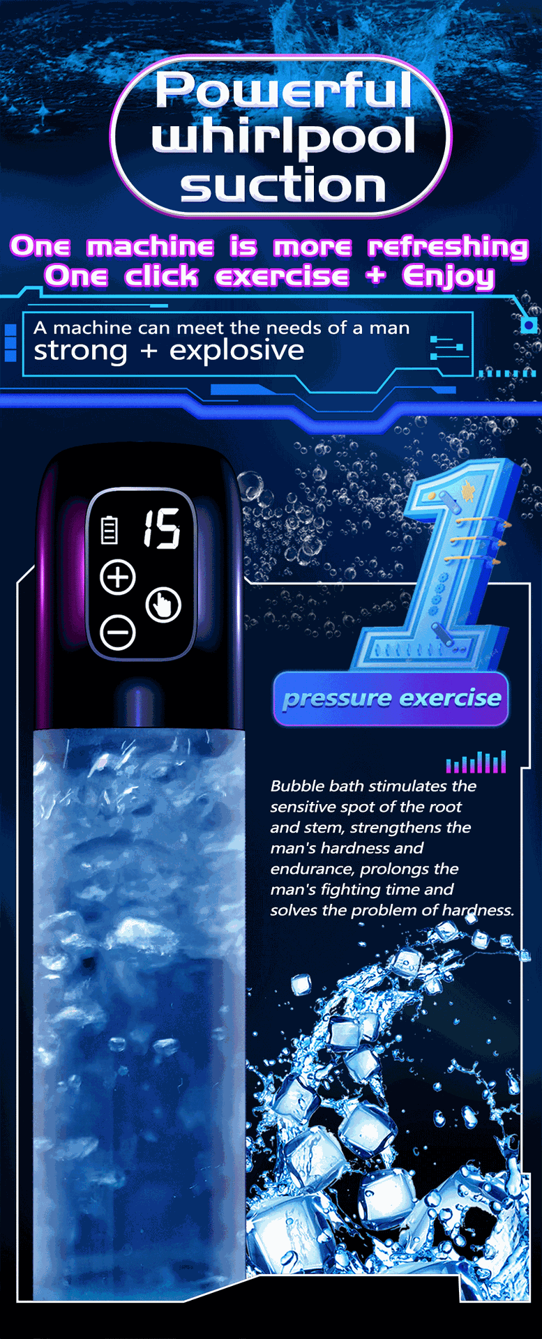 Automatic Swirl Smart Penis Pump -WeLovePlugs