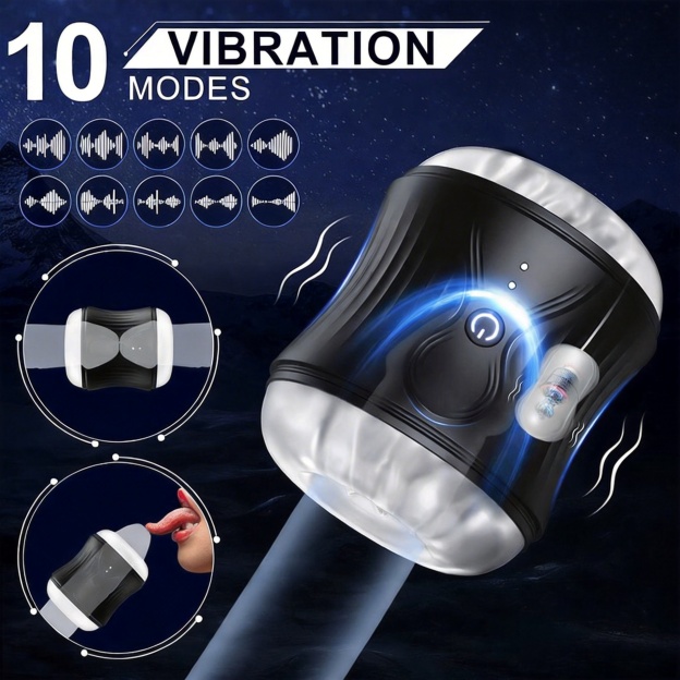 Electric Pocket Masturbator With 10 Vibration - image 6