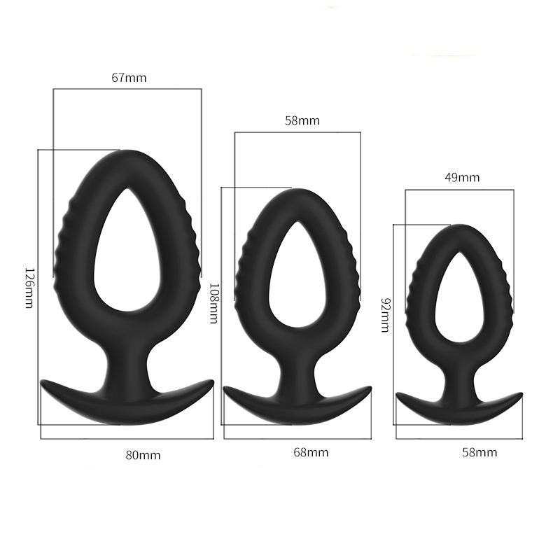 Silicone Hollow Anal Butt Plug