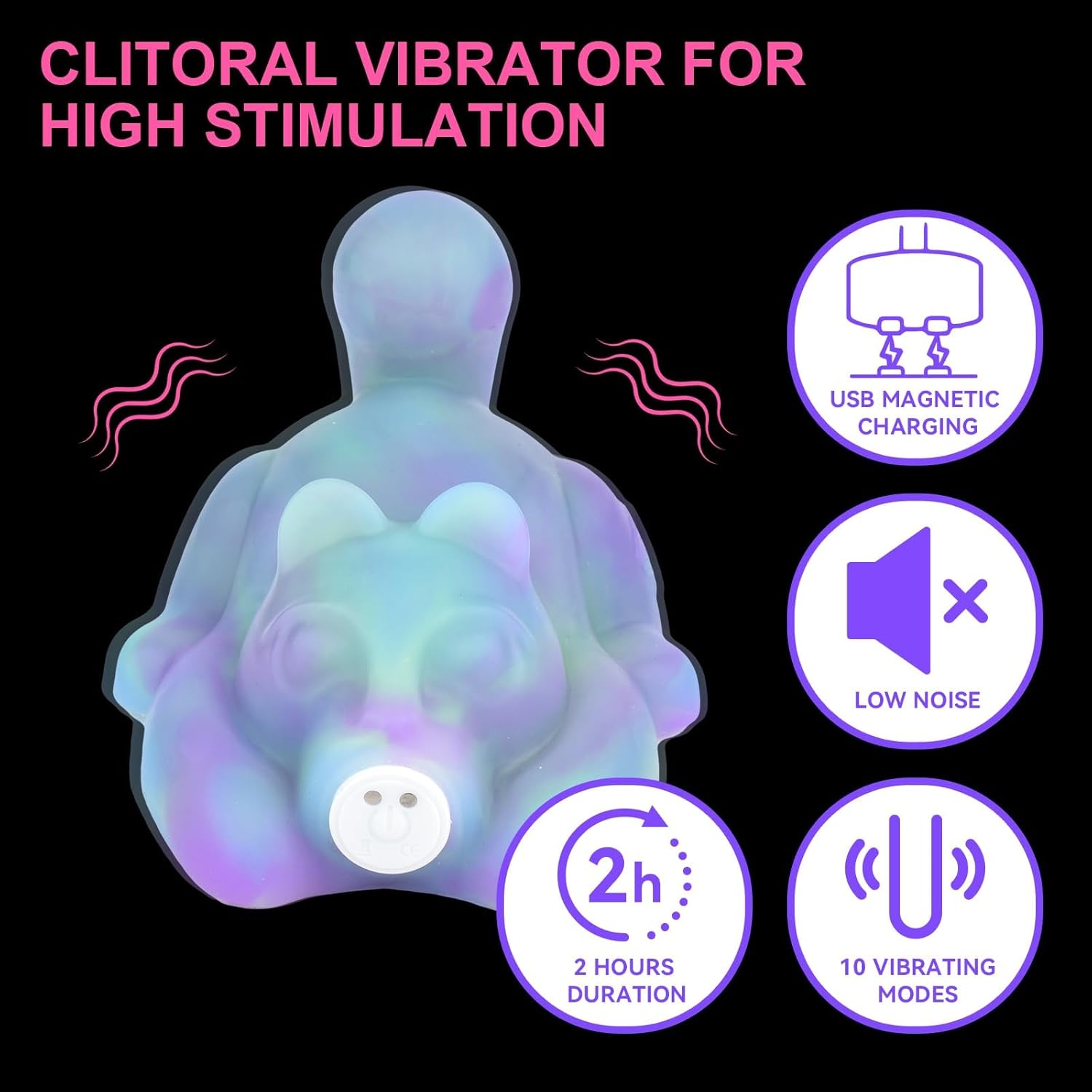 4.17''x1.63''x3.3''Monster-Inspired Female Grinder-WeLovePlugs