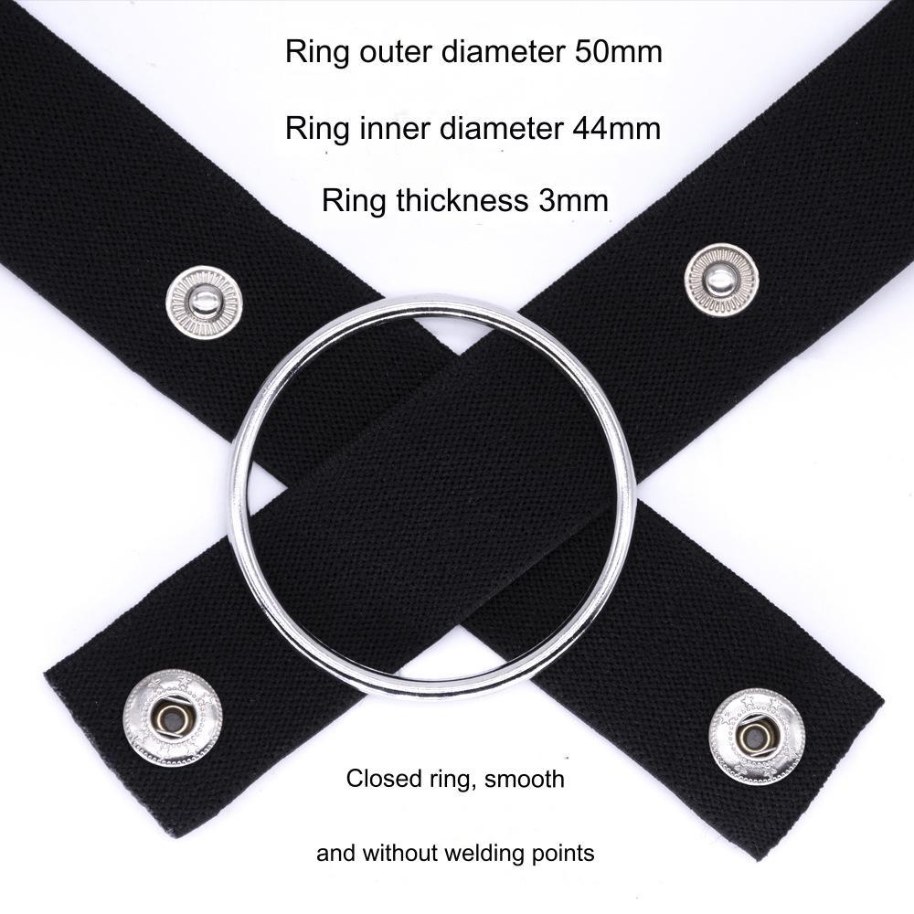 Male Chastity Belt With Four-way Wide Restraint Belt -WeLovePlugs