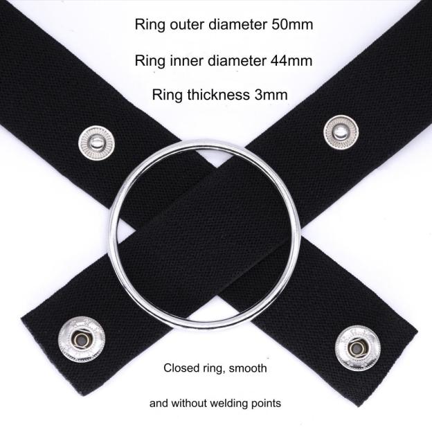 Male Chastity Belt With Four-way Wide Restraint Belt -WeLovePlugs