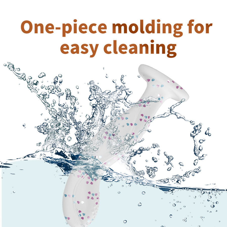 Tri-Color Silicone Butt Plug Dildo-WeLovePlugs