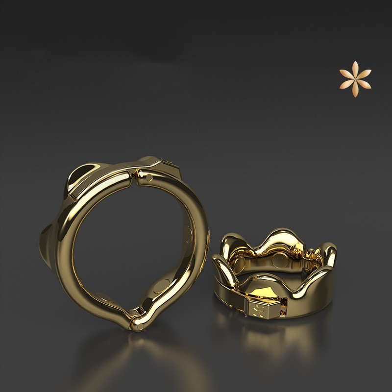 24k Adjustable Glan Ring Penis Ring -WeLovePlugs