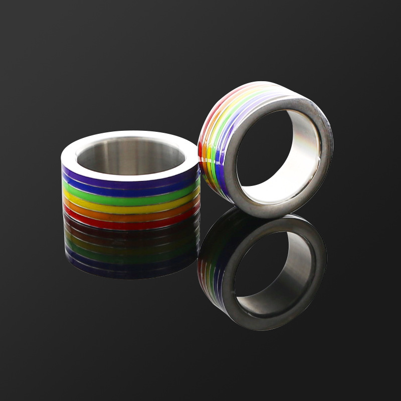 Pride Rainbow Cock Ring -WeLovePlugs