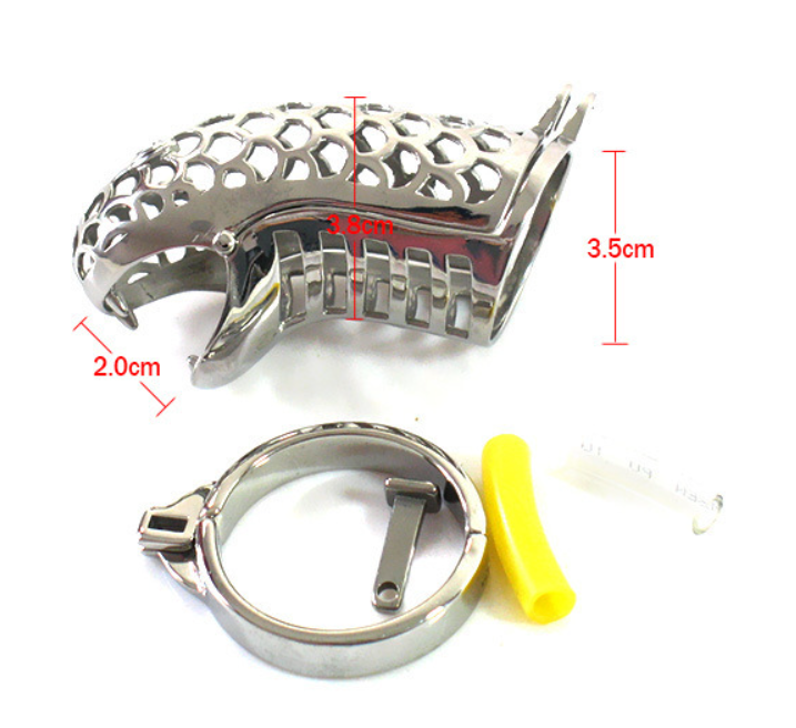 Electric Shock Anal Plug Chastity Lock Set  WeLovePlugs