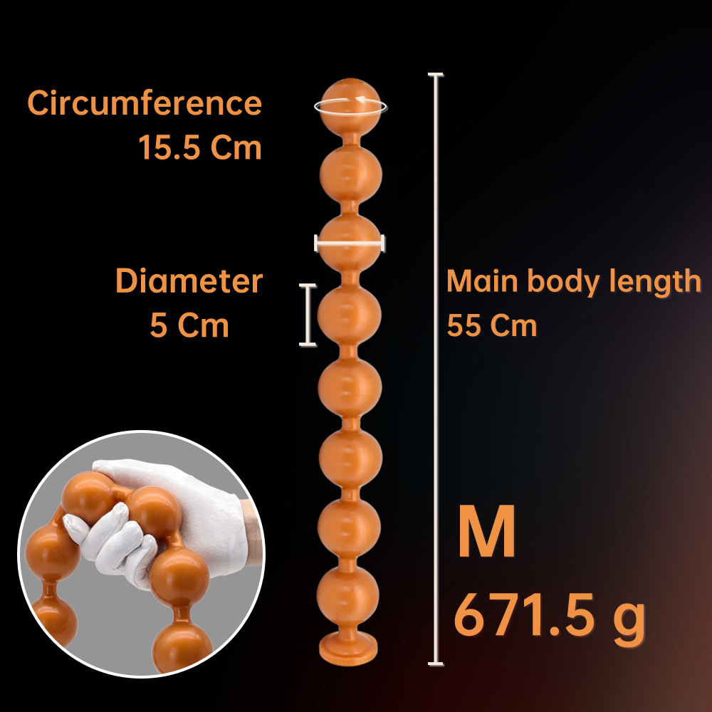 Extra Large Butt Plugs Huge Beaded Anal Plug -WeLovePlugs