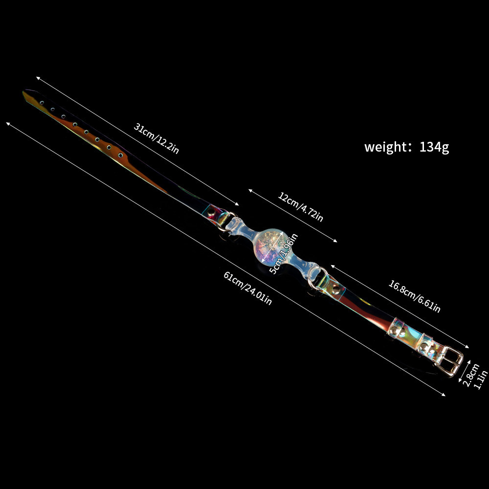 Crystal Breath Control Aesthetics · Bling Ball Gag-WeLovePlugs