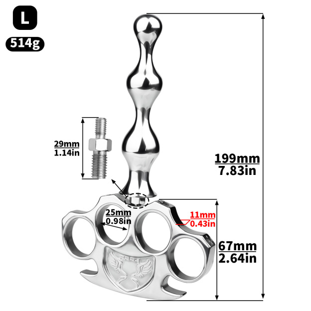 2-in-1 Knuckle Duster Anal Plug-WeLovePlugs